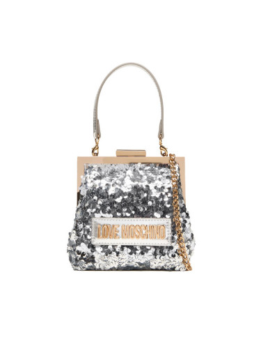 LOVE MOSCHINO Дамска чанта JC4146PP0NKK190A Сребрист