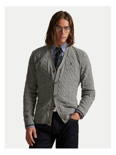 Polo Ralph Lauren Кардиган 710949808005 Сив Regular Fit