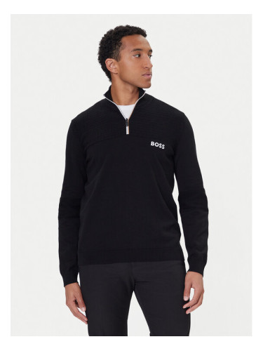 BOSS Пуловер K_Hydro QZ-1 50541953 Черен Regular Fit