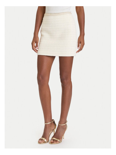 Marciano Guess Мини пола 5BGD08 7394A Екрю Regular Fit