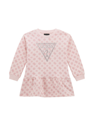 Guess Ежедневна рокля K5BK18 KAD74 Розов Regular Fit