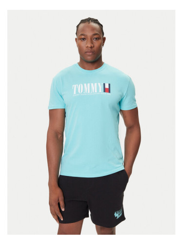Tommy Jeans Тишърт Dna Flag DM0DM21941 Зелен Regular Fit