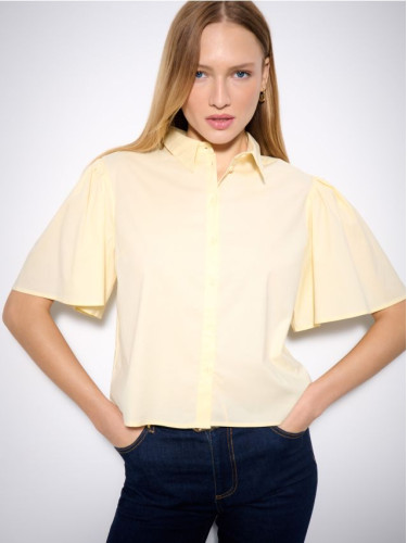 Mohito - Риза с къси ръкави - жълто