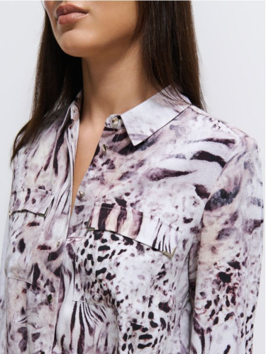 Mohito - Риза с високо съдържание на вискоза - бежово