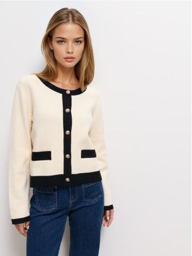 Mohito - Жилетка - кремaво