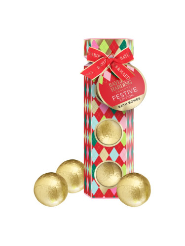 Baylis & Harding Festive Edition Luxury Bath Bomb бомбичка за вана в подаръчна опаковка