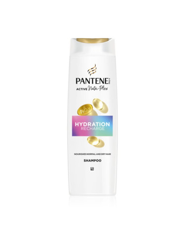 Pantene Pro-V Active Nutri Plex Hydration Recharge подхранващ шампоан за възстановяване и подсилване на косата 400 мл.