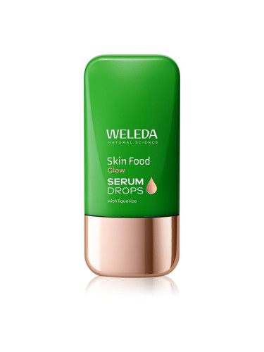 Weleda Serum Drops Skin Food Glow озаряващ серум да уеднакви цвета на кожата 30 мл.