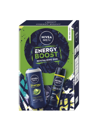 NIVEA MEN Energy Boost подаръчен комплект за тяло