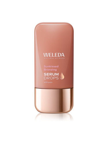 Weleda Serum Drops Sunkissed Bronzing хидратиращ серум за лице с ефект на лек загар 30 мл.