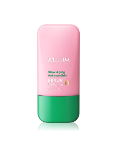 Weleda Serum Drops Slow Aging Astaxanthin изглаждащ серум за подмладяване на кожата на лицето 30 мл.