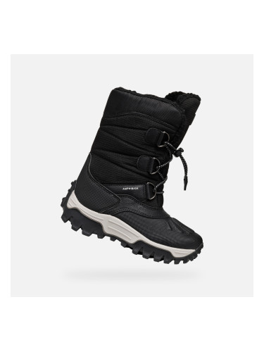 Черни зимни обувки Geox Himalaya ABX за момчета