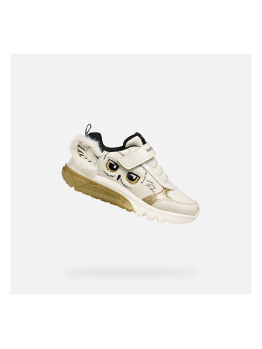 Cream Girls Sneakers Geox Ciberdron Harry Potter - Girls
