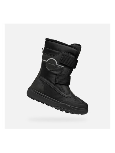 Черни момчешки зимни обувки Geox Bunshee PG A