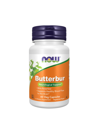 NOW - Butterbur Extract 75 mg - 60 веган капсули