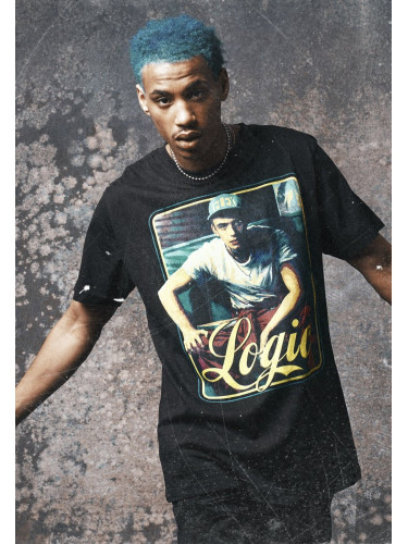 Мъжка тениска MERCHCODE Logic Tarantino Pose в черен цвят