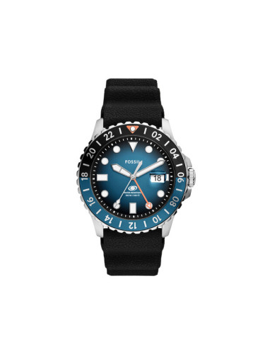 Fossil Часовник Blue GMT FS6049 Черен