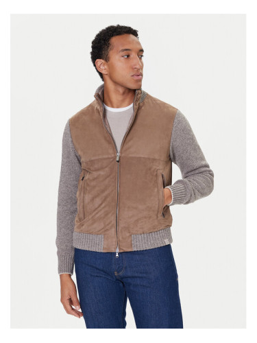 Paul&Shark Преходно яке 15311218 Кафяв Regular Fit