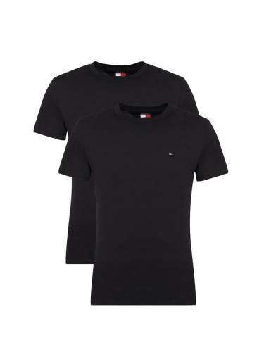 Tommy Jeans Комплект 2 тишъртки DM0DM20687 Черен Slim Fit