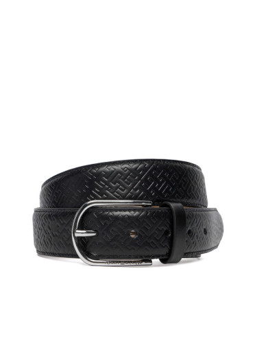 Tommy Hilfiger Мъжки колан Business Lux 3.5 AM0AM13761 Черен