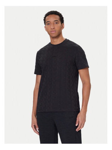 BOSS Тишърт Mirror Artwork 50548649 Черен Relaxed Fit