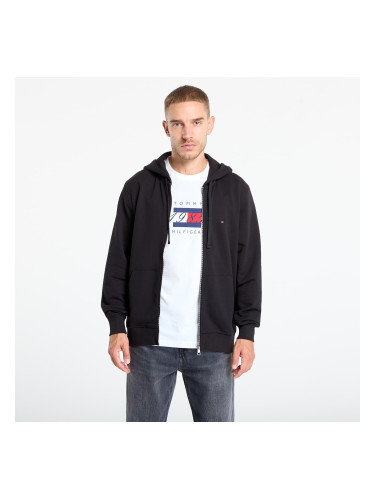 Суитшърт Tommy Hilfiger Essential Terry Zip Through Black M