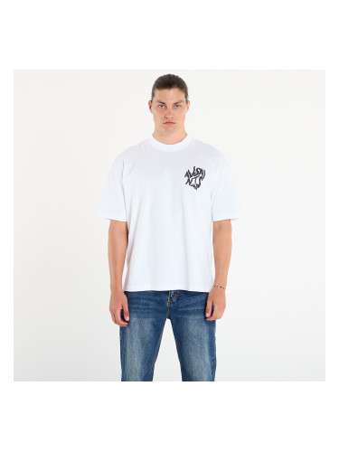 Тениска AllSaints Orlando Logo Print Oversized T-Shirt Ashen White S