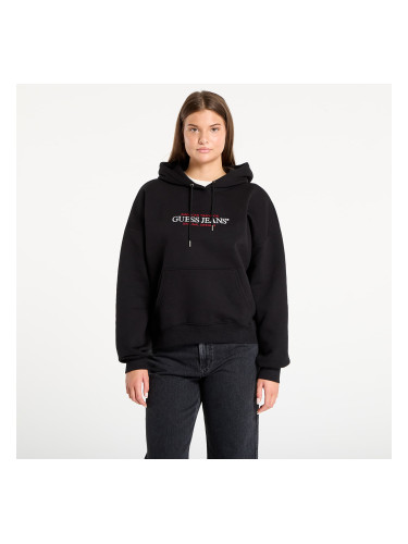 Суитшърт Guess Jeans Hood Os American Black M