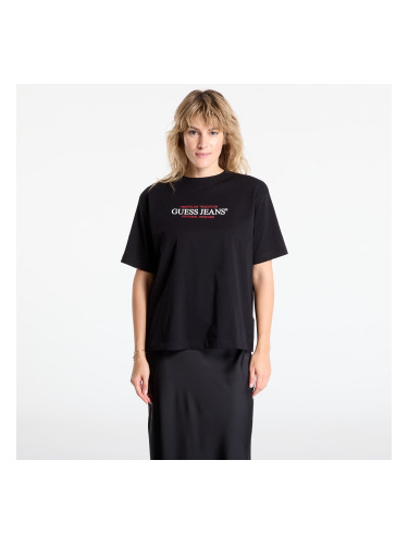 Тениска Guess Jeans Ss Cn Os American Black L