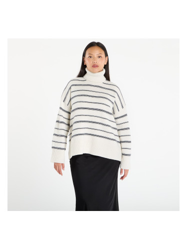 Пуловер Samsøe Samsøe Sakeiku Stripe Turtleneck Clear Cream St. S