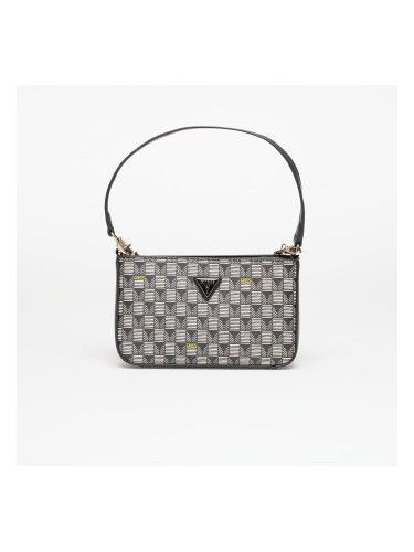 GUESS G Wave II Mini Top Zp Shoulder Bag Black Logo Universal