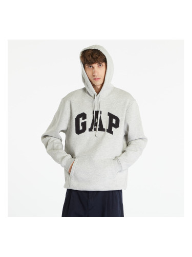 Суитшърт GAP Fleece Gap Arch Light Heather Grey L