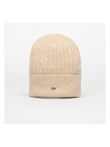 Шапка Tommy Hilfiger Cable Enamel Flag Beanie Khaki Universal