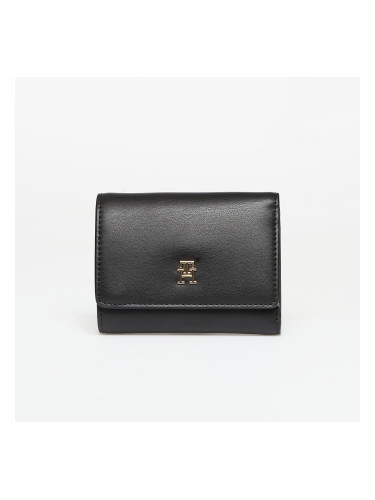 Портфейл Tommy Hilfiger TH Monogram Flap Trifold Wallet Black Universal