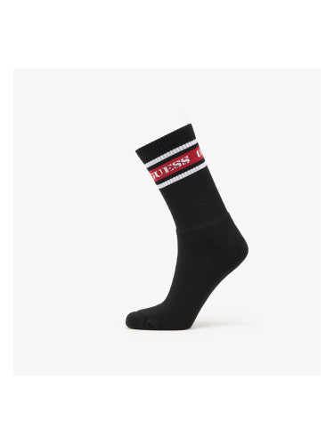 Guess Originals Stripe Loguess Socks Black Universal