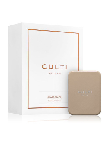 Culti Milano Car Diffuser Taupe Aramara aроматизатор за автомобил + резервен пълнител 73x53 см