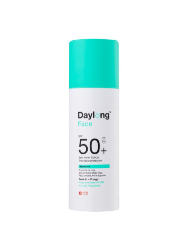 Daylong Sensitive Face Gel-Fluid SPF 50+ слънцезащитен флуид за лице SPF 50+ 50 мл.