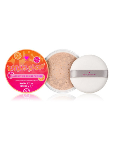 I Heart Revolution Citrus Glow Illuminating Baking Powder озаряваща насипна пудра 22 гр.