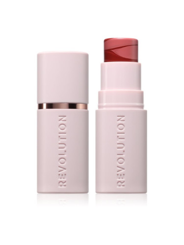 Makeup Revolution Skin Silk Blush Stick кремообразен руж в стик цвят Sundown Spice 4.5 гр.