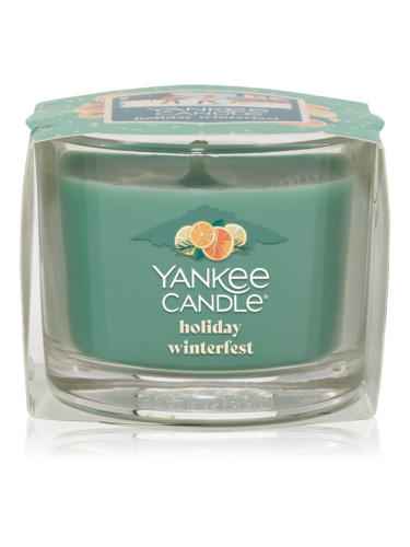 Yankee Candle Holiday Winterfest вотивна свещ glass 37 гр.
