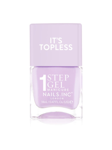 Nails Inc. It’s Topless гел лак за нокти за дълготраен ефект цвят Hailey 14 мл.