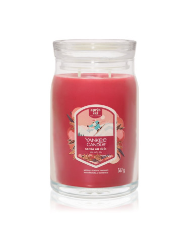 Yankee Candle Santa On Skis ароматна свещ Signature 567 гр.
