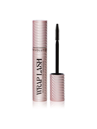 Makeup Revolution Wrap Lash Tubing спирала за удъжаване, извиване и обем цвят Black 8.5 мл.