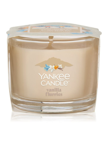 Yankee Candle Vanilla Flurries вотивна свещ glass 37 гр.