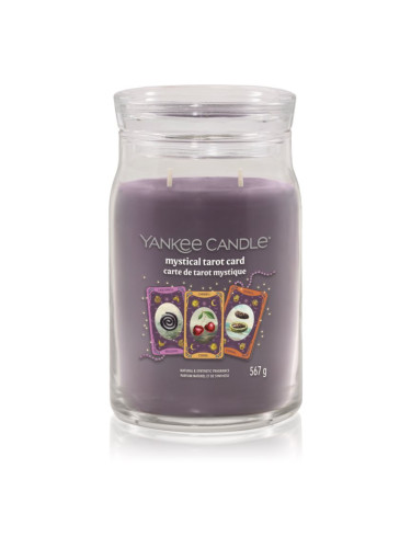 Yankee Candle Halloween Mystical Tarot Card ароматна свещ Signature 567 гр.