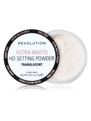 Makeup Revolution Ultra Velvet Loose Setting Powder матираща транспарантна пудра 6 гр.