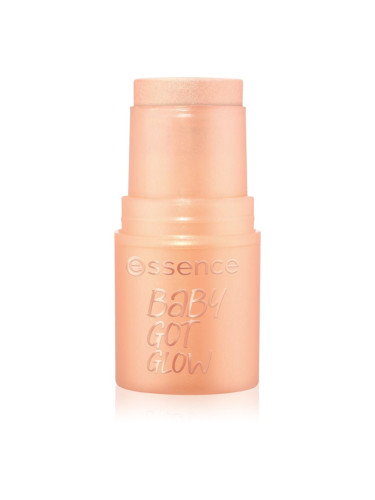 essence BABY GOT GLOW озаряващ стик за сияен блясък цвят 10 Golden Aura 5.5 гр.