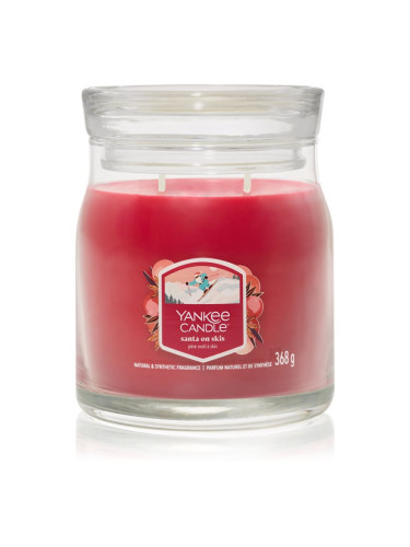 Yankee Candle Santa On Skis ароматна свещ Signature 368 гр.