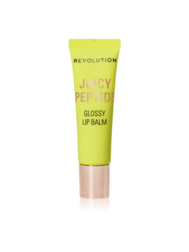 Makeup Revolution Juicy Peptide Lip Balm балсам за устни с пептиди цвят Mint Mojito Green 8 мл.