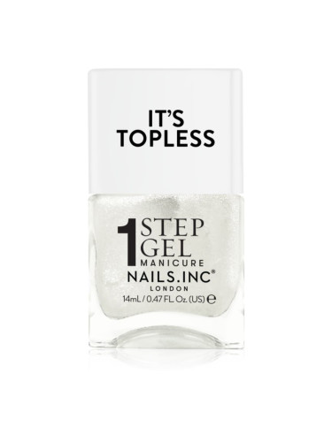 Nails Inc. It’s Topless гел лак за нокти за дълготраен ефект цвят Sydney 14 мл.